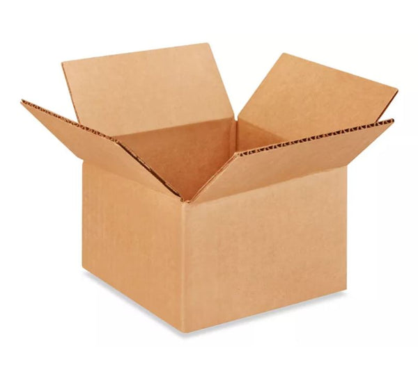25-Pack Corrugated Boxes (6" x 4" x 4" ECT32)