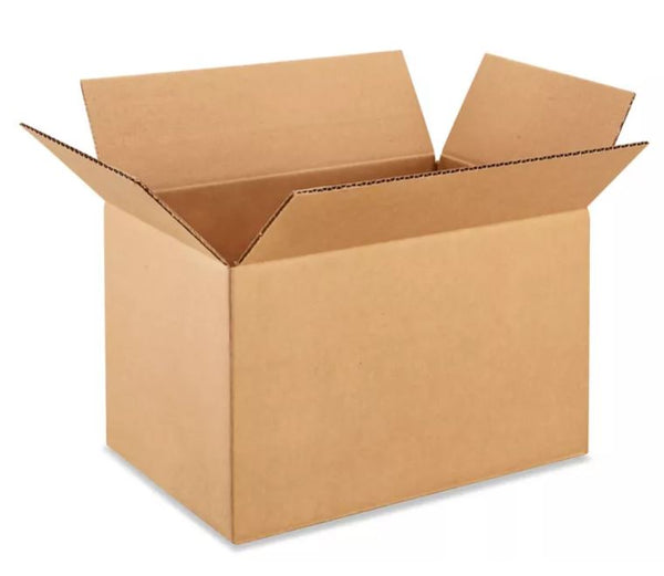 25-Pack Corrugated Boxes (8" x 8" x 13" ECT29)