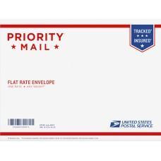 Priority Mail Letter Flat Rate Envelope 12.5" x 9.5" (300 Pcs)